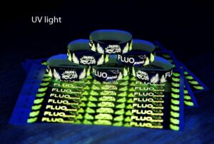 wristband full color + paint fluo night